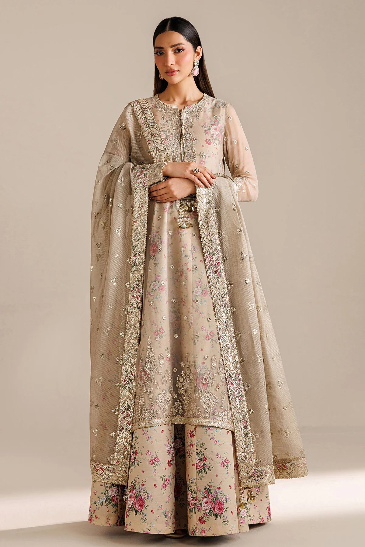 EMBROIDERED CHIFFON UC-3117